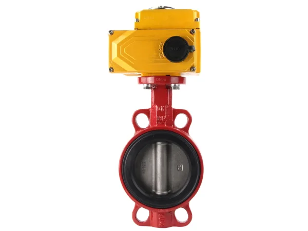 Затвор дисковый поворотный ABRA BUV-VF866D Ду40 PN10/16 межфланцевый, корпус - чугун GG25, диск - нержавеющая сталь CF8M, уплотнение - EPDM, с электроприводом DN.ru-005 380В