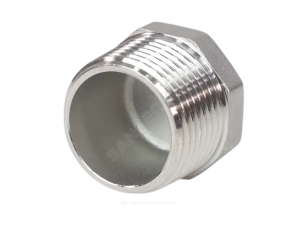 Заглушка сталь нержавеющая Ду 25 (1") НР Benarmo DN 25 / Ду 25