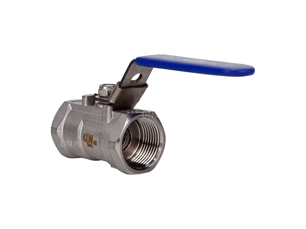 Кран шаровой DN.ru 1/2″ Ду15 Ру63 WDVF неполнопроходной, резьбовой, корпус - нержавеющая сталь AISI 316, уплотнение - PTFE, с рукояткой (BV3232P-SP-T-H)