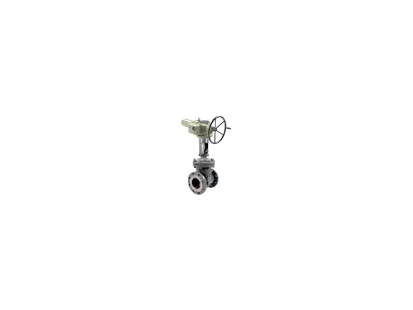 Задвижка клиновая 30с941нж DN.ru GVWR2121M-2W-F-ОСТ Ду300 PN16 GAIR фланцевая, корпус - сталь 25Л, материал клина - сталь 25Л, уплотнение - металл, с ОСТ-фланцем, с электроприводом DN.ru MT-N-045EM-O2-380VAC-У1