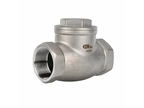 Клапан обратный DN.ru VCT3131-T DN 40 / Ду 40 PN 16 резьбовой AISI 304 PTFE