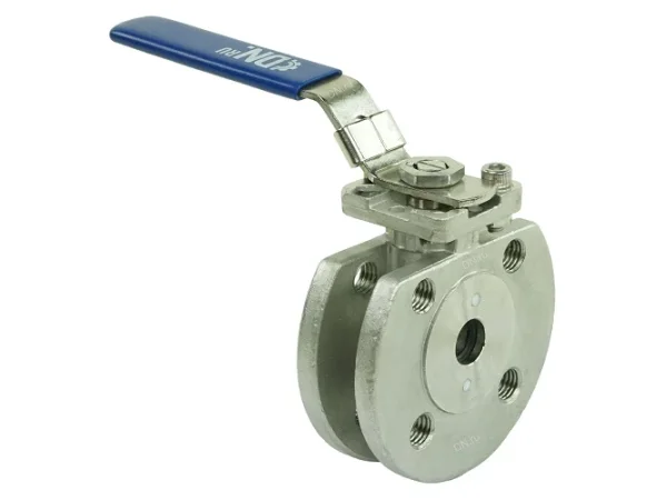 Кран шаровой DN.ru BV3232P-FP-Fb-ISO-H DN 15 / Ду 15 PN 16 межфланцевый AISI 316 PTFE
