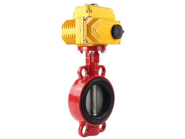 Затвор дисковый поворотный ABRA BUV-VF866D Ду40 Ру10/16 межфланцевый, корпус - чугун GG25, диск - нержавеющая сталь CF8M, уплотнение - EPDM, с электроприводом DN.ru-005 380В