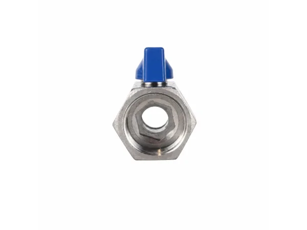 Кран шаровой DN.ru 3/4″ Ду20 Ру63 корпус - пищевая нержавеющая сталь AISI 304 (аналог 08Х18Н10), неполнопроходной, внутренняя/внутренняя резьба, уплотнение - PTFE, с рукояткой (BV3131P-SP-T-H)
