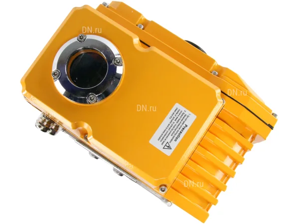 Задвижка клиновая 30нж964нж DN.ru GVWR2434M-2W-F-ОСТ Ду100 Ру25 фланцевая, корпус - нержавеющая сталь 12Х18Н9ТЛ, уплотнение - металл, c ОСТ-фланцем, голым штоком, с электроприводом DN.ru MT-N-020EM-O1-220VAC-У1 220В