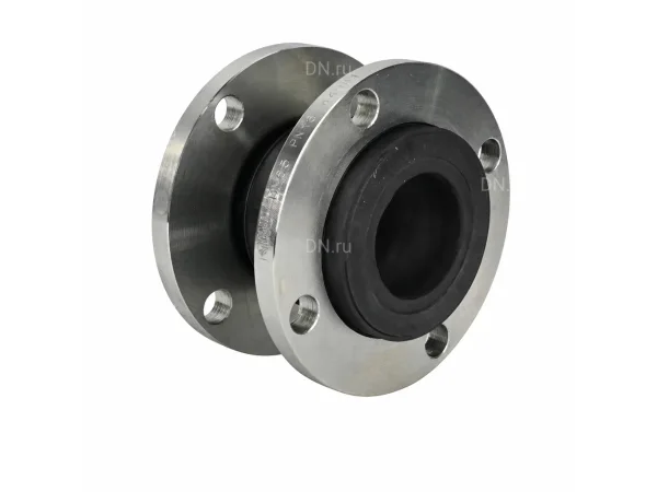 Компенсатор резиновый DN.ru CR-E25-F Ду65 PN10/16 KRN, резиновая вставка (корпус) - EPDM, тип присоединения - фланцевый, материал фланцев - сталь углеродистая оцинкованная