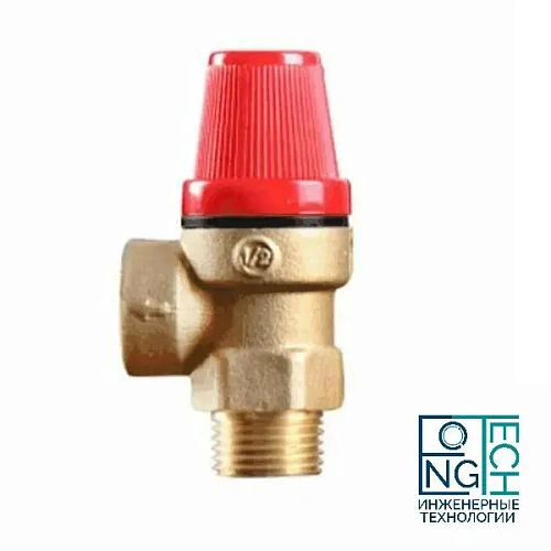 Клапан предохранительный угловой латунь Ду 15х15 Ру16 НР/ВР G1/2"хG1/2" Рср=6бар Benarmo Клапан предохранительный угловой латунь Ду 15х15 Ру16 НР/ВР G1/2"хG1/2" Рср=6бар Benarmo Нижний Новгород