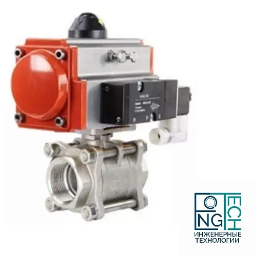 Шаровый кран нержавеющий с пневмоприводом одностороннего действия (с пружинным возвратом) ABRA BV11 KP/KPM Quifer KPM (-29°C...+80°C) Ду 15-100 Шаровый кран нержавеющий с пневмоприводом одностороннего действия (с пружинным возвратом) ABRA BV11 KP/KPM Quifer KPM (-29°C...+80°C) Ду 15-100 Нижний Новгород