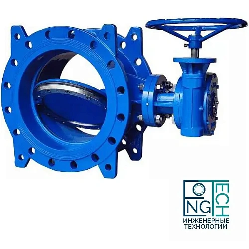 Затвор дисковый поворотный фланцевый двухэксцентриковый чугунный с чугунным диском манжета EPDM с редуктором Benarmo Ду200-1200 Ру10/16 Затвор дисковый поворотный фланцевый двухэксцентриковый чугунный с чугунным диском манжета EPDM с редуктором Benarmo Ду200-1200 Ру10/16 Нижний Новгород