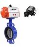 Затвор дисковый поворотный DN.ru WBV1413E-2W-Fb-H Ду250 Ру16, корпус - чугун GGG50, диск - чугун GGG40, уплотнение - EPDM, с пневмоприводом DN.ru PA-SA-210 и с электропневматическим поворотным позиционером DN.ru YT-1000RSN с обратной связью Нижний Новгород