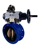 Затвор дисковый поворотный DN.ru WBV1331E-2W-F-H Ду65 Ру16, фланцевый, корпус - чугун GGG40, диск - нержавеющая сталь 304, уплотнение - EPDM, с пневмоприводом PA-DA-105-1, с пневмораспределителем 4V320-10 220В, БКВ APL-510N Ex Нижний Новгород