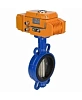 Затвор дисковый поворотный DN.ru WBV1413E-2W-Fb-H Ду50 Ру16, корпус - чугун GGG50, диск - чугун GGG40, уплотнение - EPDM, с электроприводом DN.ru QT-N-005EM-B1-220VAC-У1 DAR 220В (0-10В) Нижний Новгород