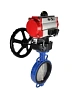 Затвор дисковый поворотный DN.ru WBV1413E-2W-Fb-H Ду200 Ру16, корпус - чугун GGG50, диск - чугун GGG40, уплотнение - EPDM, с пневмоприводом DN.ru PA-DA-130 двойного действия, пневмораспределителем 4М310-08 220В NAMUR, ручным дублером MON3-700-T38-ISO Нижний Новгород