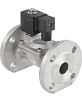 Клапан электромагнитный DN.ru VS631-NF-NC-220VAC Ду25 Ру10, соленоидный двухходовой, корпус - нержавеющая сталь 304, уплотнение - NBR, фланцевый, нормально-закрытый, пилотный, катушка - 220В Нижний Новгород
