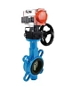 Затвор дисковый поворотный DN.ru WBV1432N-2W-Fb-H Ду65 Ру16 корпус - чугун GGG50, диск - нержавеющая сталь 316L, уплотнение - NBR, с пневмоприводом DN.ru PA-DA-065, пневмораспределителем 4V320-08 AC220V и ручным дублером MON1-250-T26-ISO Нижний Новгород