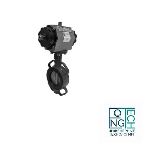 Затвор поворотный дисковый с пневмоприводом ABRA 863 двойного действия ArTorq PA DA (-20°C...+80°C) Ду 32-300 Затвор поворотный дисковый с пневмоприводом ABRA 863 двойного действия ArTorq PA DA (-20°C...+80°C) Ду 32-300 Нижний Новгород
