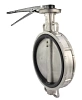 Затвор дисковый поворотный DN.ru WBV3232E-2W-Fb-H Ду200 Ру16 межфланцевый, корпус - нержавеющая сталь 316L, диск - нержавеющая сталь 316L, уплотнение - EPDM, с рукояткой, квадрат 17х17, F10 Нижний Новгород