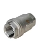 Клапан обратный DN.ru VCS3232P-T 1″ 1/4 Ду32 Ру63 резьбовой, пружинный, корпус - нержавеющая сталь 316, диск - нержавеющая сталь 316, уплотнение - металл Нижний Новгород