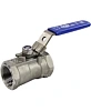 Кран шаровой DN.ru BV3232P-SP-T-H Ду20 Ру63 стандартнопроходной двухходовой, нержавеющая сталь SS316, внутренняя резьба, уплотнение - PTFE, ручка-рычаг Нижний Новгород